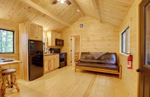 Cowanesque Cabin | Mtn-View Middlebury Center Cabin: Deck & Grill!