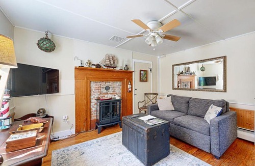 Boothbay Harbor House | Nautical vacation rental in in walkable downtown with harbor view, grill & deck