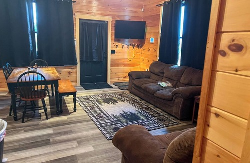 Rangeley Plantation Cabin | NEW Rustic Cabin w/ATV Trail Access, Views, & more