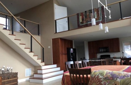 Ithaca House | Newer house for quiet groups, great views near Cornell and Ithaca downtown, 6-11