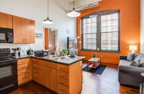 Rochester Apartment | NY Style Centric Loft with King Bed by Park ave