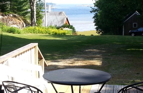 Phippsburg House | Oceanfront cottage facing Fort Popham near Popham Beach.