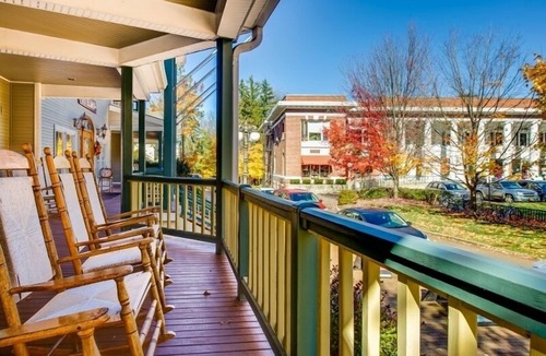 Chautauqua Condo | Originally built in Chautauqua Institution in 1890, the original St. Elmo Hotel building was torn down and rebuilt as a residential condominium. It now offers the convenience of an elevator