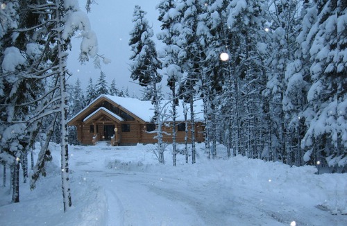 South Gouldsboro Cabin | Outstanding Oceanfront Log Home near Acadia National Park