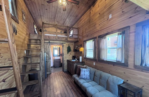 Denison Cabin | Pardon our dust as we work to reopen this charming resort on Lake Texoma!