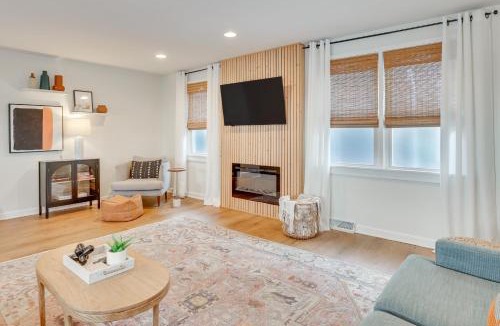 Meyers Lake House | Patio & Lake Views: Family-Friendly Canton Retreat