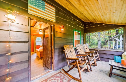 Olmstedville Cabin | Peaceful cabin minutes from Gore Mountain with wood stove, porch, firepit