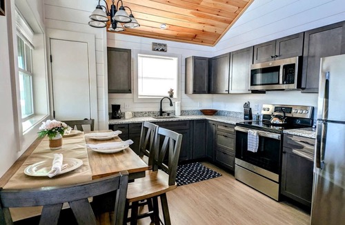 Sullivan Cabin | Peaceful Lakeside Cottage with Fire Pit & Acadia Views near Flanders Pond, Sullivan, Maine