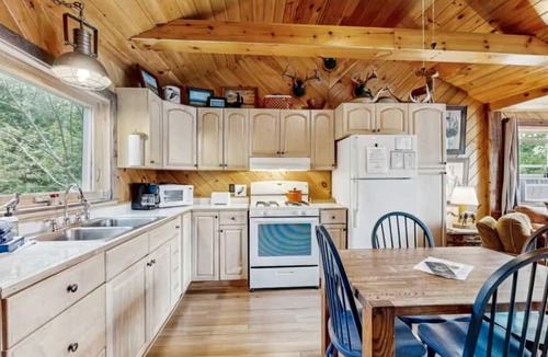 Greenville Cabin | Peaceful Waterfront Retreat with Deck, Kayaks & Fire Pit in Greenville, Maine