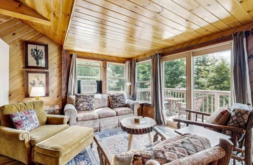 Greenville Cabin | Peaceful Waterfront Retreat with Deck, Kayaks & Fire Pit in Greenville, Maine