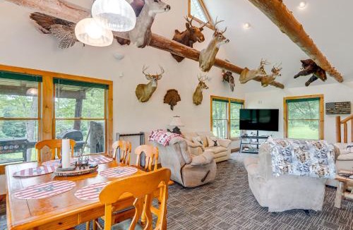 Scio House | Pet-Friendly Cabin on 86 Acres in Scio: Fish, Hike
