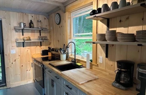 Harrison Cottage | Pet-friendly cottage on the edge of Crystal Lake with an unbeatable view!