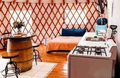 Penn Yan Cabin | Pet Friendly Keuka Yurt in Penn Yan, New York