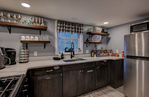 Center Conway Apartment | Pet Friendly Summer A-Frame | Pool | AirHockey | Fun