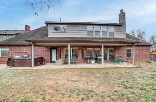 South Tulsa House | Pet-Friendly Tulsa Escape w/Private Hot Tub!