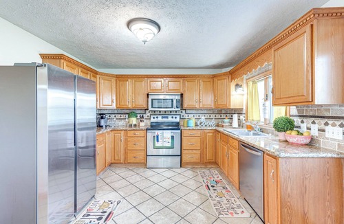 Gouldsboro House | Poconos Group Getaway w/Game Room + Fire Pit!