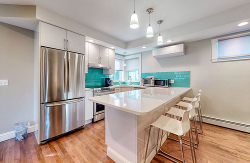 Munjoy Hill Condo | Polished condo with balcony - walk to Eastern Promenade & Casco Bay