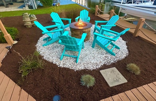 South Bethany House | Private Canalfront House, Dock, Deck, Fire Pit, Parking, 7th house to the Beach