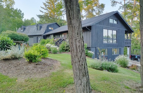 Camptown Apartment | Quiet, whimsical country apartment with a private deck. Pets welcome.