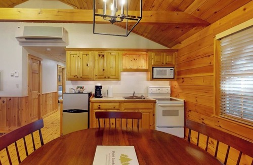 Northport Cabin | Relax in a two-bedroom cabin with fireplace, AC & access to outdoor adventures