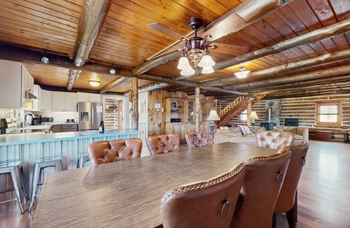 Town of Reading Cabin | Relaxing dog-friendly water-view cabin with firepit, deck, grill, & full kitchen