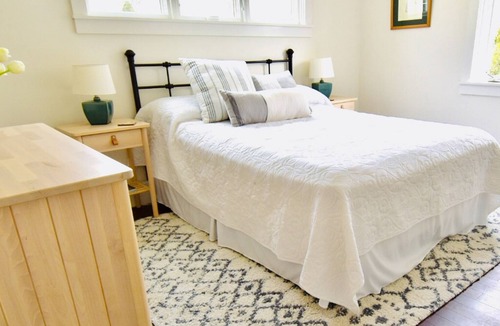Camden Cabin | Relaxing dog-friendly vacation home with full kitchen, gas grill, TV, & patio