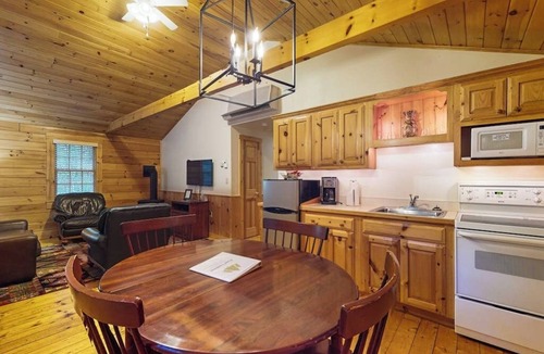Northport Cabin | Relaxing two-bedroom dog-friendly cabin with fireplace, AC, hiking & fun