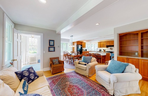 Brunswick Other | Renovated farmhouse on an acreage with grill, four-bedrooms, & W/D - river views