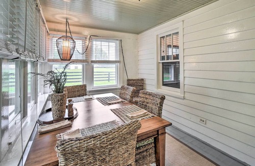 Hayes Cottage | Restored 1930s Cottage on 1 Acre w/Fire Pit