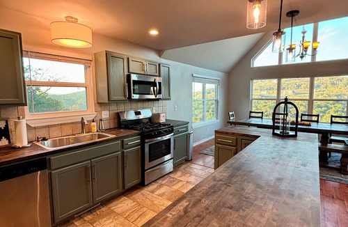 Park Hill House | Retreat on Lake Tenkiller: Spacious Home, Lake Views, Expansive Deck & Fire Pit