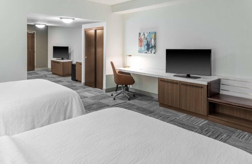 North Little Rock Hotel | Riverwalk Basecamp: Indoor Heated Pool, Minutes to Big Dam Bridge.