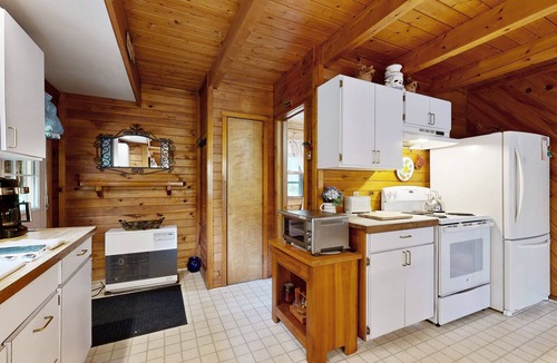 Bartlett Cabin | Rustic 2-story cabin near Saco River w/views & firepit