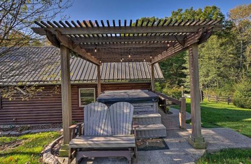 Dundee House | Rustic Dundee Log Cabin w/Hot Tub & Forest Views!