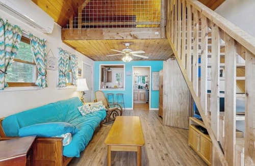 Wayne Cabin | Rustic lakefront cabin w/gas grill, firepit, kayaks, one canoe, A/C - 2 dogs OK