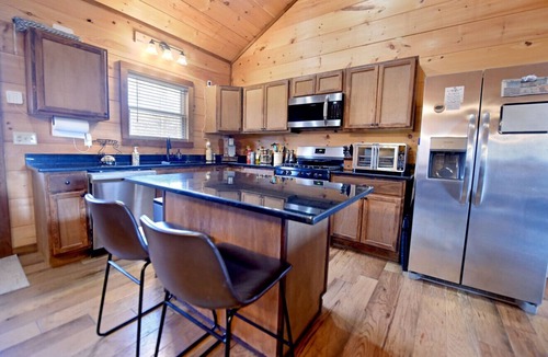 Copperhill Cabin | Rustic Moose- Hot Tub, Pets OK, Pool Table, Wifi, Views-Close to Ocoee River