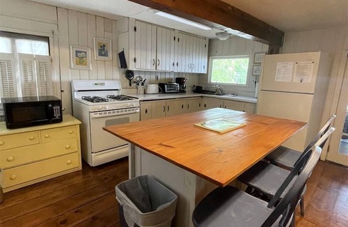 Sebago Cabin | Rustic Pet-Friendly Cabin with Fire Pit on the Beach of Sebago Lake, Maine