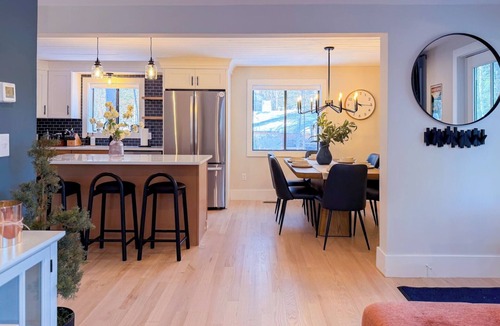 Center Conway House | Saco River Home w/HotTub, Fireplace, Fire Pit