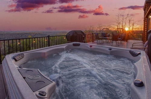 Brookville Cabin | Sanctuary Summit | Hot Tub, Panoramic Views, ADA Friendly Cabin