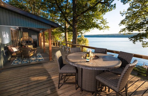 Burdett House | Seneca Lake Waterfront Home with Sauna, Game Room, on Finger Lakes Wine Trail
