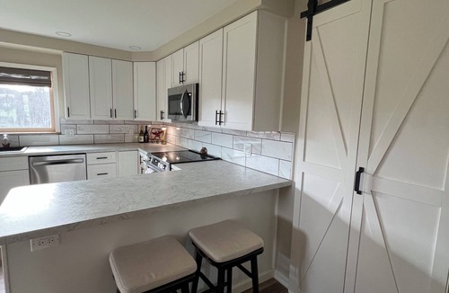 Farmersville Station House | Serene 3-bedroom modern farmhouse across from working Amish farm.