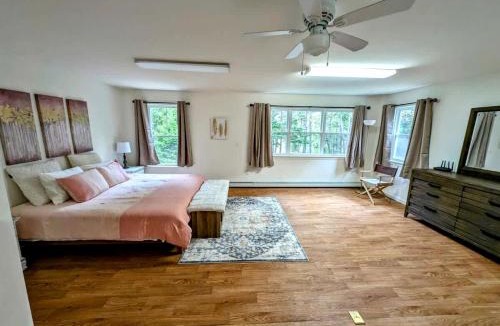 Mariaville House | Serene Lakeside Cabin with Fire Pit, Waterfront Retreat Near Graham Lake, Mariaville Maine