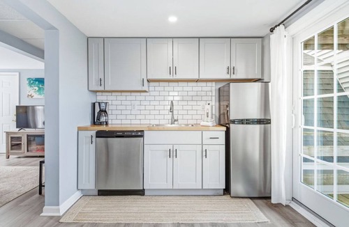 Pine Point Apartment | Serene Pine Point Escape — 1 Block to Beach, Marsh Views & Portland