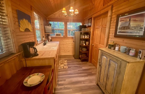 Quitman Cabin | SHADY CEDAR LOG CABIN: Spiritual Retreat & Country MicroResort, Rest&Restoration