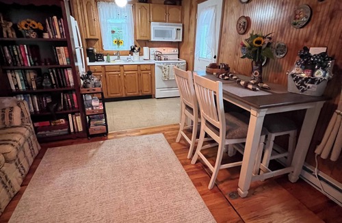Peace Dale Cabin | Small cozy cabin with grill & fire pit close to beaches, skiing, biking and URI.