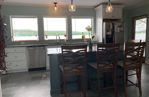 Bradford House | Soak in the sunset and celebrate the beauty of any season on the lake!