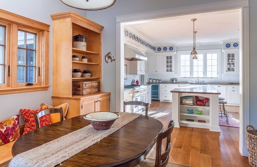 Sebago House | Spacious Luxury Retreat on Sebago Lake: Elegant Home with Private Dock and Panoramic Views