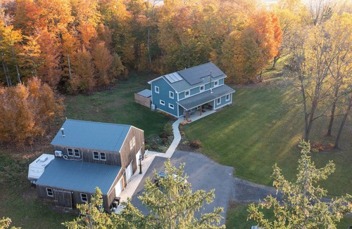 Ithaca House | Spacious, modern 4-BR house in serene wooded setting just minutes from downtown
