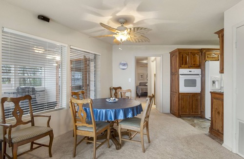 Pryor House | Spectacular lake view with a huge deck and a Hot Tub.
