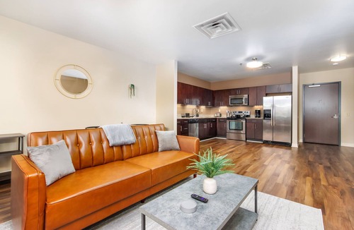 Downtown Pittsburgh Apartment | Sprawling Stadium Views | Prime Location | 24/7 Gym Terrace Roku WiFi