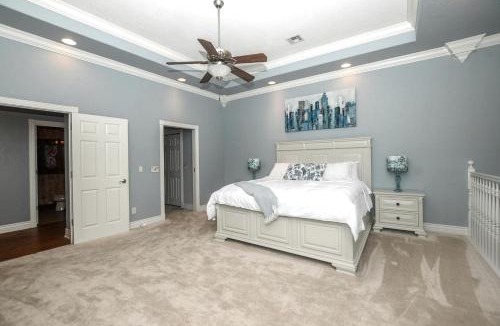 Siloam Springs House | Stylish Comfort Haven with Game Room & Covered Patio in Siloam Springs, Arkansas